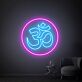 Elevate Your Yoga Studio or Meditation Space with the Om Symbol Emoji Neon Sign Yoga Neon Wall Decoration.