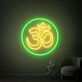 Elevate Your Yoga Studio or Meditation Space with the Om Symbol Emoji Neon Sign Yoga Neon Wall Decoration.