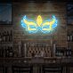 Karnevalsmaske LED-Neonschild für Bar Club