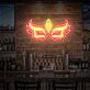 Karnevalsmaske LED-Neonschild für Bar Club