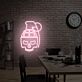 Brighten Your Space: Pineapple Bomb Skull Led Neon Sign - Perfect for Home Decor, Trendy Bars, and Unique Event Highlighting