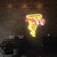 Pizza mit Sonnenbrille LED-Neonschild für Restaurant Bar