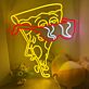 Pizza mit Sonnenbrille LED-Neonschild für Restaurant Bar