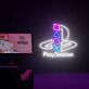 PlayStation LED-Neonschild für Gamingzimmer
