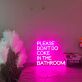 PLEASE DON'T DO COKE IN THE BATHROOM LED-Neonschild für Bar Club