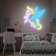 Einhorn mit Flügeln LED-Neonschild für Kinderzimmer Wohnzimmer