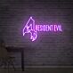 Brighten Up Your Gaming Haven: Resident Evil 4 Neon Sign, Perfect for Game Room, Home Movie Nights, and Themed Parties