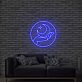 Hand mit Halbmond und Stern LED-Neonschild Wohnzimmer Schlafzimmer