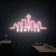 Seattle Skyline LED Neonschild für Wohnzimmer und Büro