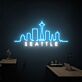 Seattle Skyline LED Neonschild für Wohnzimmer und Büro