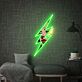 Pop-Art-Frau im Blitz UV-LED-Neonschild