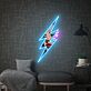 Pop-Art-Frau im Blitz UV-LED-Neonschild