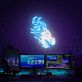 Drachenschädel LED-Neonschild für Gaming Zimmer
