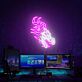 Drachenschädel LED-Neonschild für Gaming Zimmer