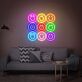 Smiley Gesichter LED-Neonschild für Wohnzimmer oder Kinderzimmer