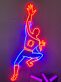 Spider-Man in Kletterpose LED-Neonschild