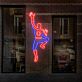 Spider-Man in Kletterpose LED-Neonschild