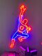 Spider-Man in Kletterpose LED-Neonschild