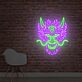Großes LED Neonschild mit leuchtendem Drachenkopf im asiatisch inspirierten Design als moderne Wanddekoration für Wohnzimmer Bar Geschäft oder kreative Räume