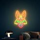 Fledermaus mit Erdbeere LED-Neonschild Wohnzimmer Kinderzimmer