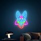 Fledermaus mit Erdbeere LED-Neonschild Wohnzimmer Kinderzimmer