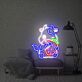 Kuh mit Erdbeere LED-Neonschild für Kinderzimmer und Café