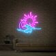Sonne Mond und Wellen LED-Neonschild Wohnzimmer Bar