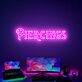PIERCINGS LED-Neonschild für Studio und Shop