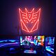 Decepticon Logo LED-Neonschild für Gaming Zimmer