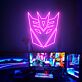 Decepticon Logo LED-Neonschild für Gaming Zimmer