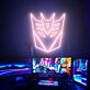 Decepticon Logo LED-Neonschild für Gaming Zimmer