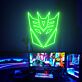 Decepticon Logo LED-Neonschild für Gaming Zimmer