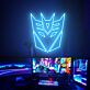 Decepticon Logo LED-Neonschild für Gaming Zimmer