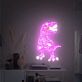 Dinosaurier LED Neonschild in leuchtendem Grün mit detailreicher Linienführung für moderne Wanddekoration und Kinderzimmer
