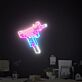 Neon Maschinenpistole LED-Neonschild für Gaming Raum