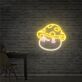 niedlicher Pilz LED-Neonschild Wohnzimmer Kinderzimmer