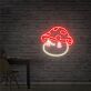 niedlicher Pilz LED-Neonschild Wohnzimmer Kinderzimmer
