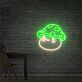 niedlicher Pilz LED-Neonschild Wohnzimmer Kinderzimmer
