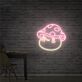 niedlicher Pilz LED-Neonschild Wohnzimmer Kinderzimmer