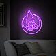 heulender Wolf mit Mond LED-Neonschild Wohnzimmer Schlafzimmer