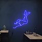 liegende Frauensilhouette LED-Neonschild für Bar Club