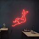 liegende Frauensilhouette LED-Neonschild für Bar Club