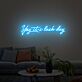Yay it's lash day LED-Neonschild für Beauty Salon und Zuhause