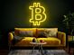 Bitcoin Symbol LED-Neonschild für Wohnzimmer Büro