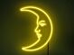 Halbmond LED-Neonschild für Schlafzimmer Wohnzimmer