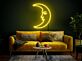 Halbmond LED-Neonschild für Schlafzimmer Wohnzimmer