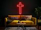 Kreuz LED-Neonschild für Wohnzimmer Andachtsraum
