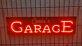Personalisiertes Garagen-LED-Neonschild mit Namen und UV-Druck