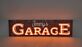 Personalisiertes Garagen-LED-Neonschild mit Namen und UV-Druck