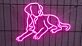 liegender Hund LED-Neonschild Schlafzimmer Wohnzimmer